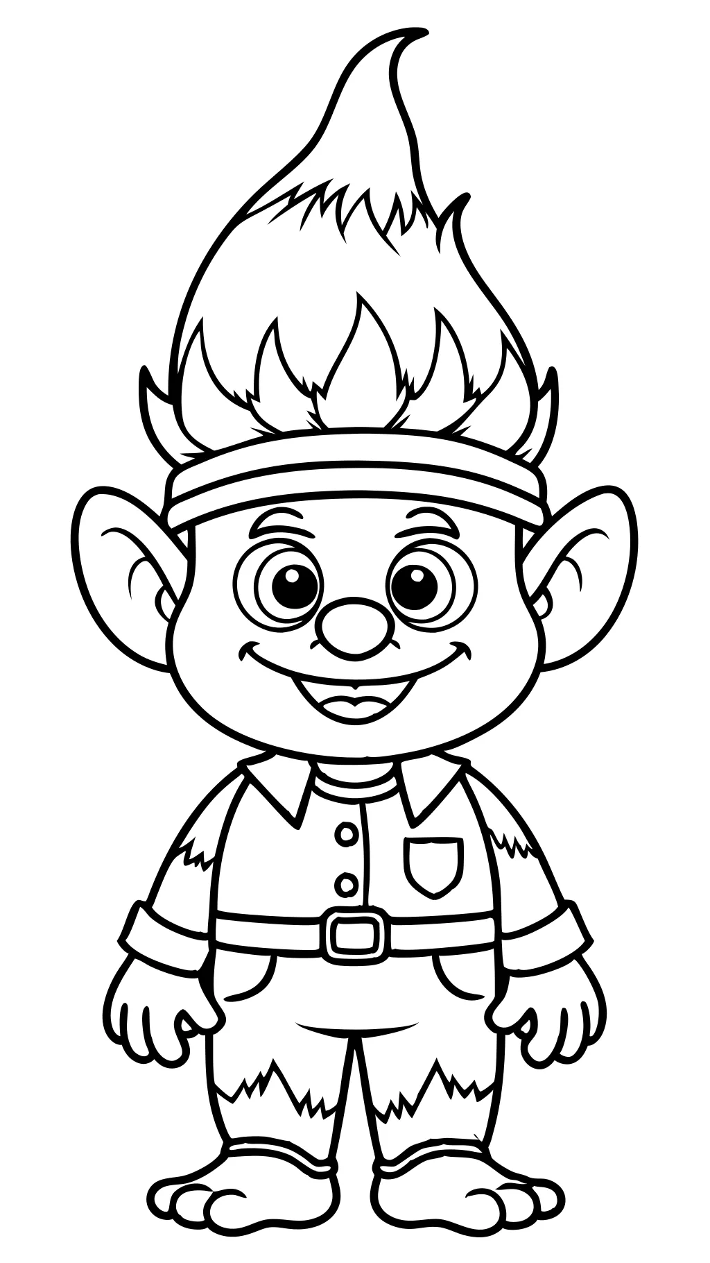 coloriages de trolls brozone